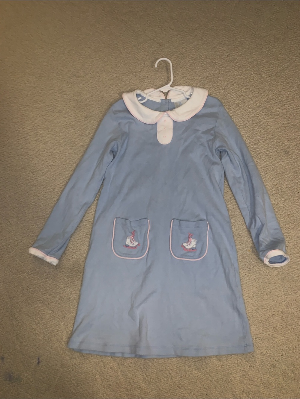 Little English Peter Pan collar dress size 8
